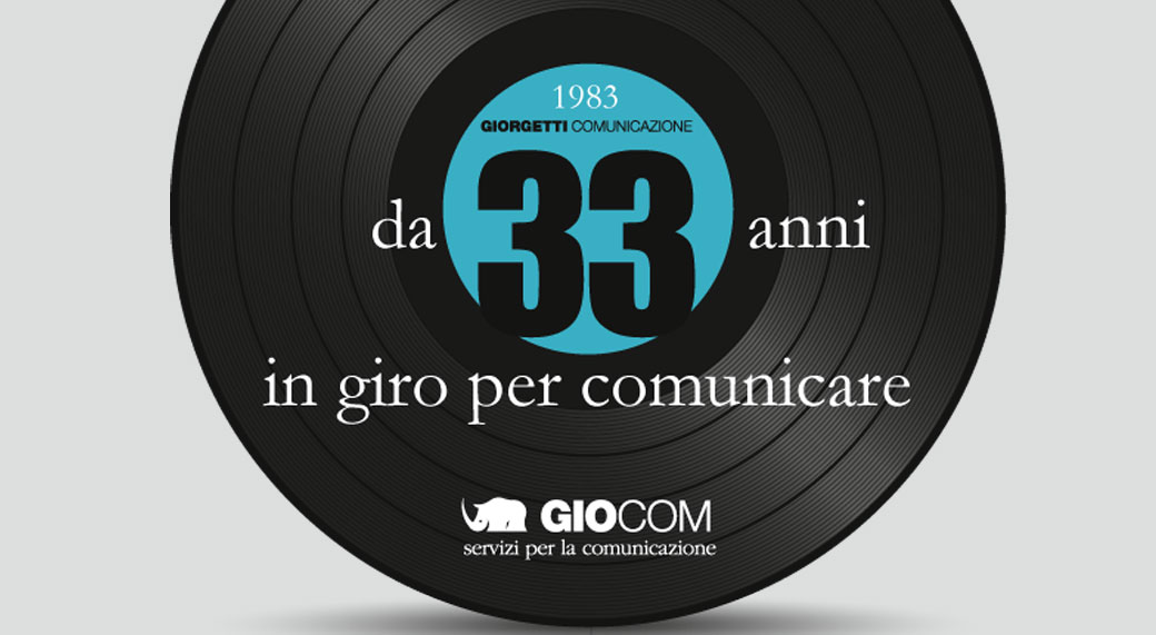 GIOCOM Agenzia di Comunicazione compleanno 33 anni