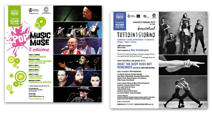 Opuscolo Stagione Lirica 2011-12 del Teatro delle Muse di Ancona
