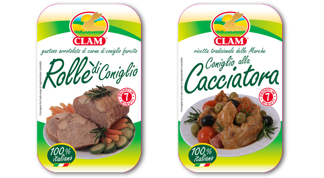 packaging coniglio CLAM