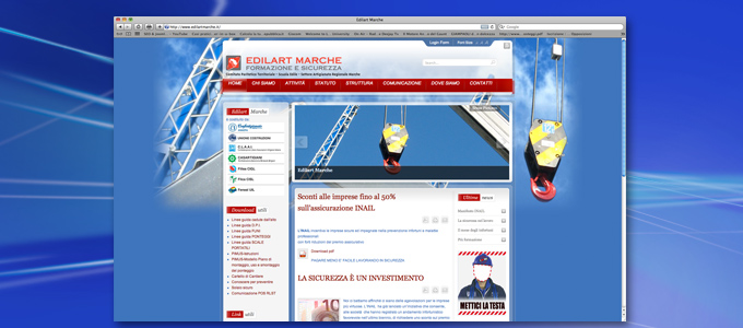 sito web Edilartmarche